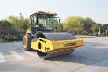 XCMG official small vibratory roller XS115 new 10 ton single drum road rollers at Bauma Exhibiton